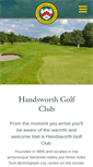 Mobile Screenshot of handsworthgc.co.uk